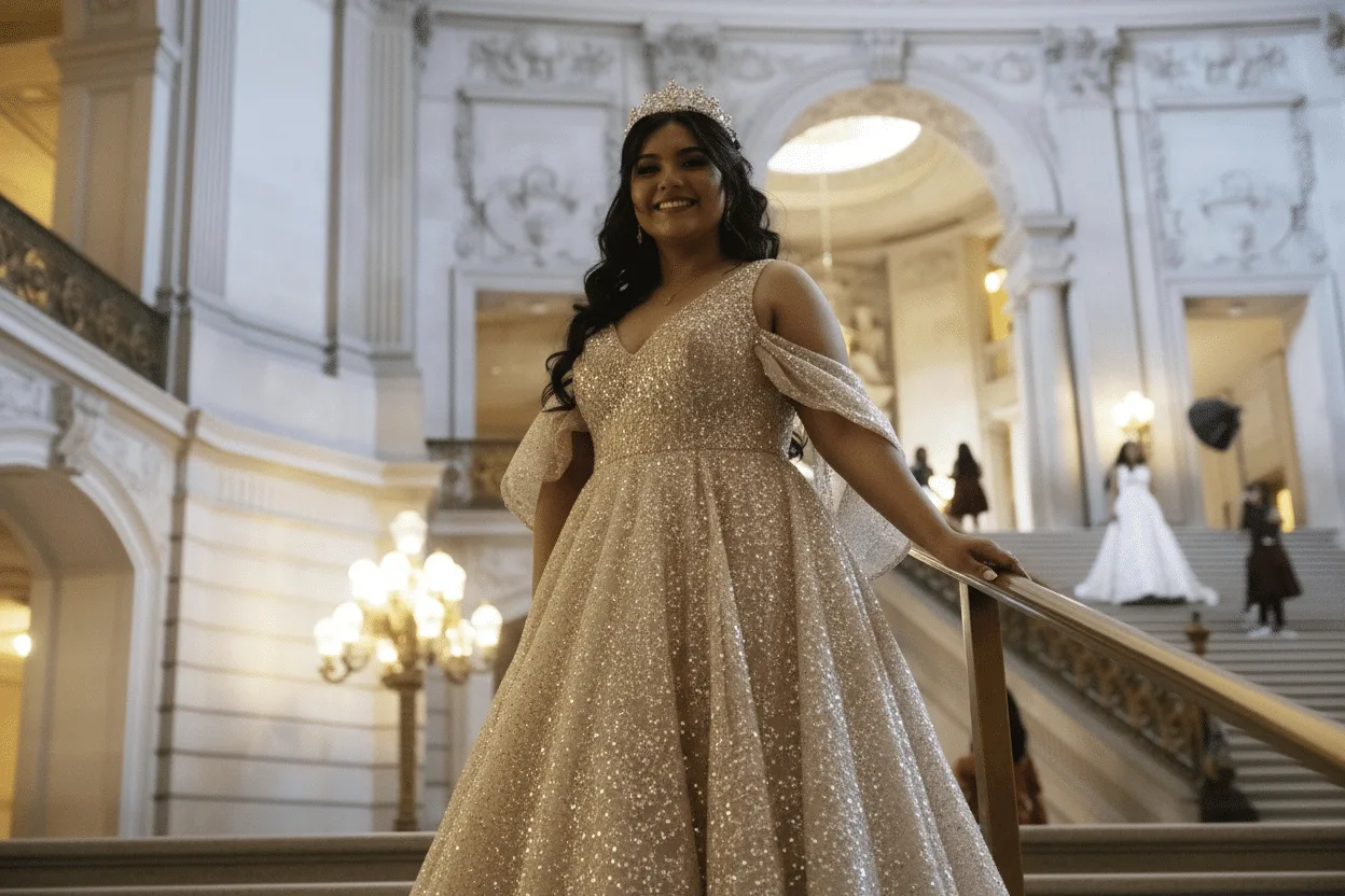 Primăria din San Francisco: Cadru de vis pentru fotografiile de quinceañera
