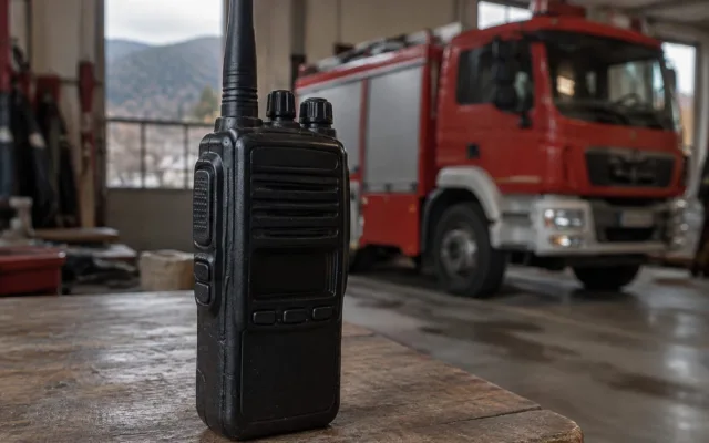 Stație radio pentru pompierii voluntari